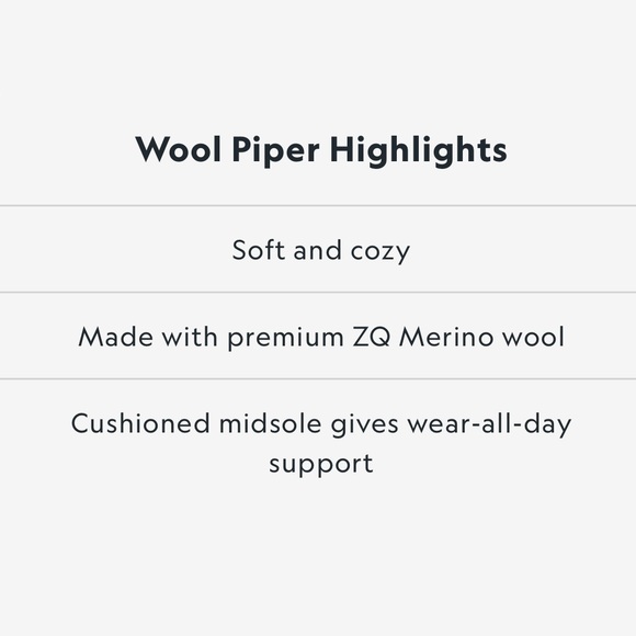 ALLBIRDS Men’s Raven (Black Sole) Wool Pipers - Picture 2 of 8